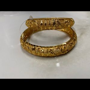 Indian gold plate bangles